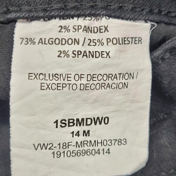 Lee Riders Midrise Black Bootcut Jeans Size 14M - Picture 4 of 4